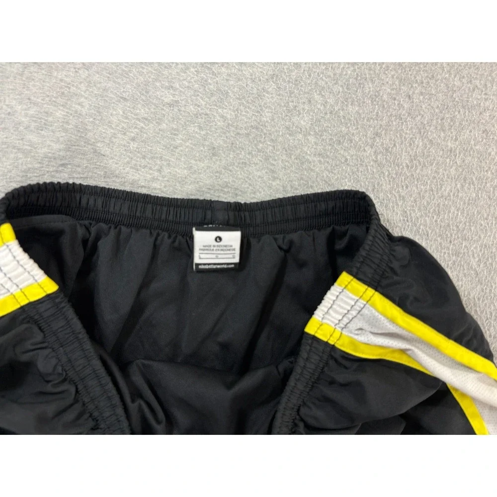 Oregon Ducks Nike Dri Fit Lined Running Shorts (Women's Large) Black - 3